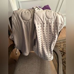 2 small nested bean sleep sacks